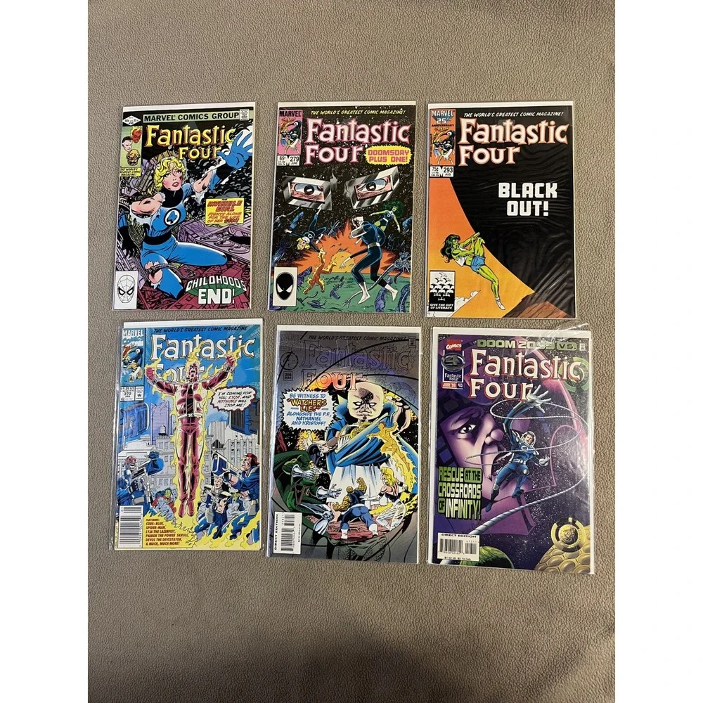Fantastic Four Comic Book Lot 6‎ Issues 245 279 293 372 396 413